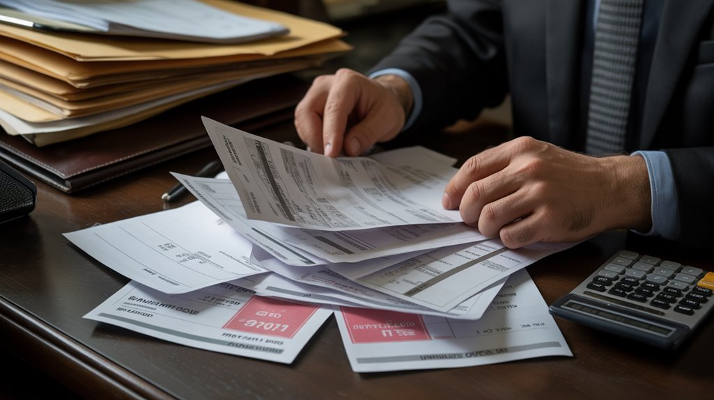 outstanding debts and claims