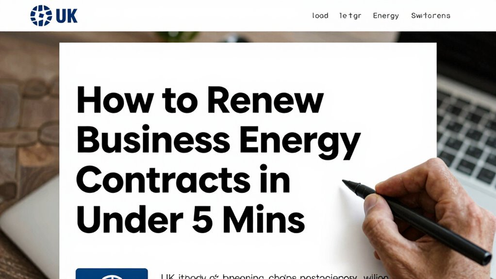 How to Renew Business Energy Contracts in Under 5 Mins